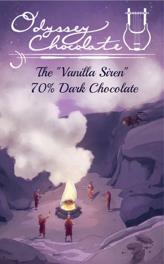 The "Vanilla Siren" 70% Dark Chocolate