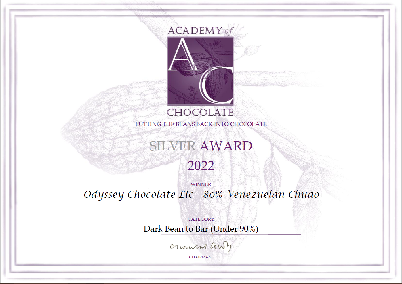 Venezuelan Chuao 80% Dark Chocolate